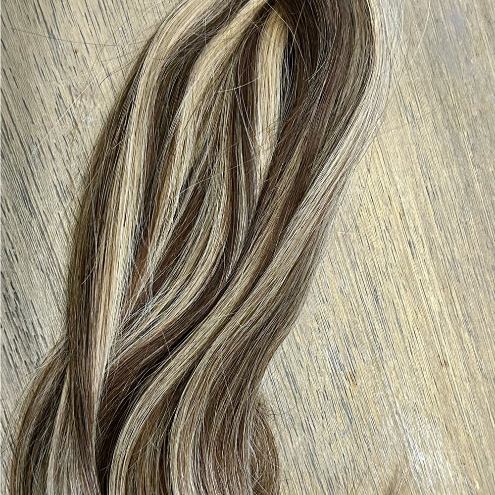 15” Tape in human hair extension 24pc remy Brown Blonde highlight dimension 28g